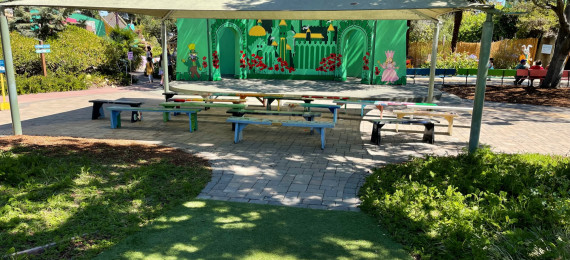 Fairyland, Oakland - Emerald City and Yellow Brick Road