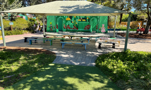 Fairyland, Oakland - Emerald City and Yellow Brick Road